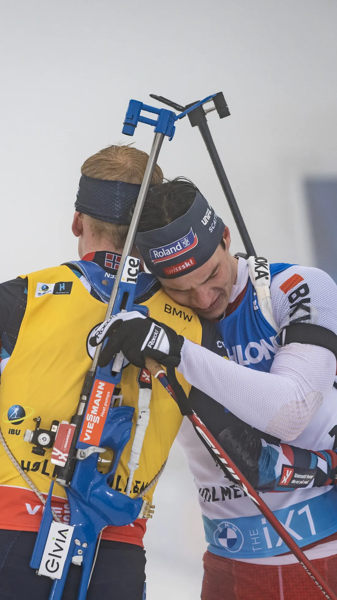 Niklas Hartweg im Zielraum